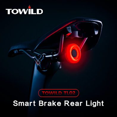 Luz trasera de freno de bicicleta inteligente Towild TL02 