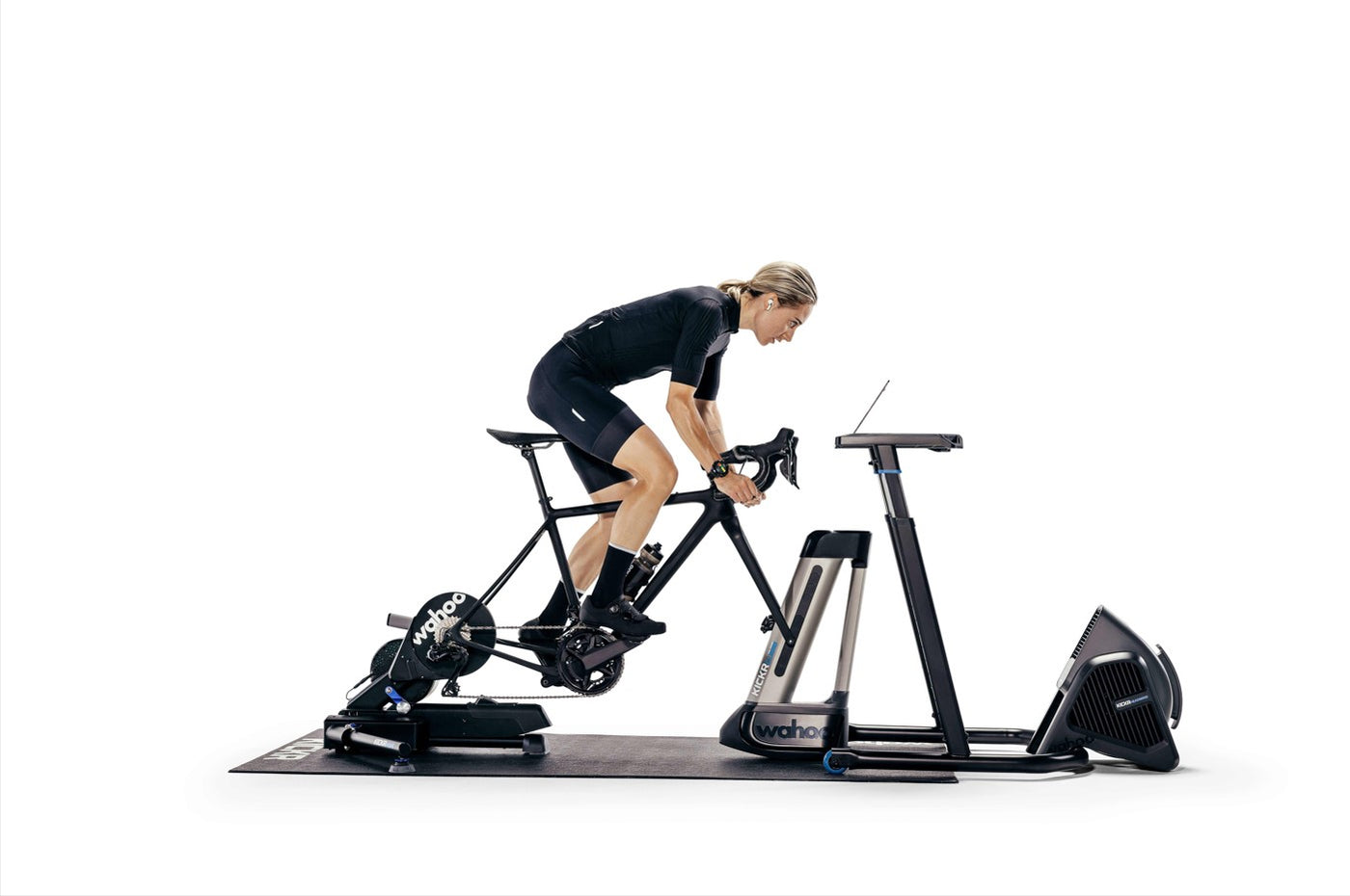 Wahoo KICKR Power Fitness Indoor Trainer Ultimate Pain Cave Set