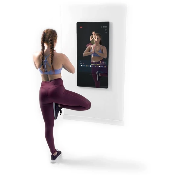 Exercise mirror with bands sale